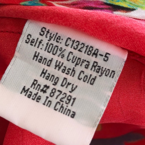 Johnny Was Passion flower Eloise Georgette top - Picture 6 of 8